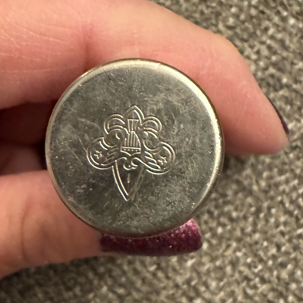 Vintage Boy Scouts of America metal match holder, 1960s - Picture 2 of 4